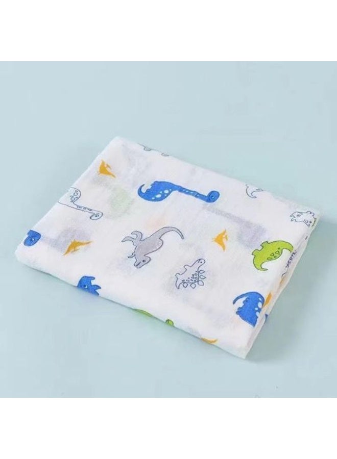 Anami 3-Pack Bamboo Cotton Muslin Baby Swaddles – Soft, Breathable, Multi-Use Wraps for Newborns (110x110cm) - Image 2